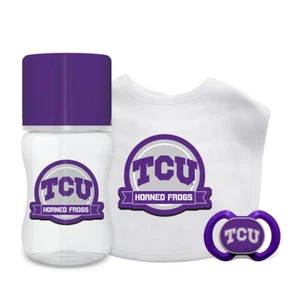 BabyFanatic - TCU Horned Frogs - Officially Licensed NCAA 3-Piece Gift Set - Picture 1 of 3