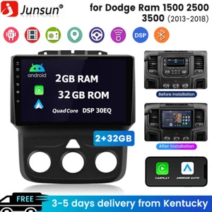 For Dodge Ram 1500 2500 3500 13-2018 Carplay Android 13 Car Radio GPS DAB 2+32G  - Picture 1 of 11