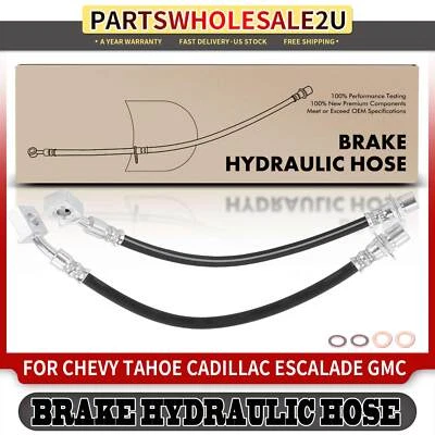 2x Rear Side Brake Hydraulic Hose for Chevrolet Suburban 1500 GMC Yukon XL 1500 - Image 1 of 4