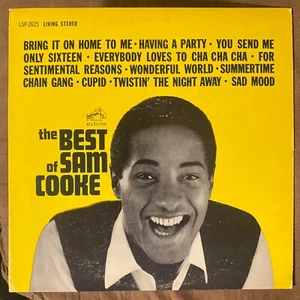 SAM COOKE The Best of Sam Cooke - 1965 RCA LP Tan Label Pressing - BEAUTIFUL EX+ - Picture 1 of 3