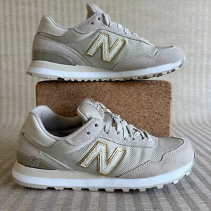 New Balance 515 Sneakers Womens 7B Beige Gold Suede Mesh Running Shoes WL515HRO - Picture 1 of 20
