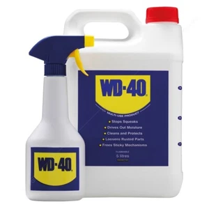 WD-40 Multi-Use Lubricant With Sprayer 5L 5 Litre Stops Squeaks Protection - Picture 1 of 7
