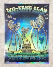 EMEK Wu-Tang Clan 2023 Poster Washington DC AP ARTIST PROOF FOIL VARIANT #/50
