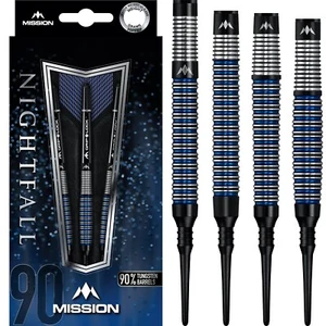 Mission | Nightfall | Soft Tip Darts Set | 90% Tungsten | 18g - 22g - Picture 1 of 6