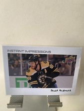 2022-23 Upper Deck Serie 2 Instant Impressions David Pastrnak #PZ-44 Boston