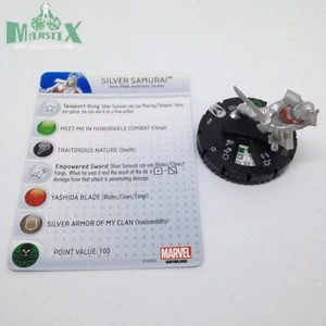 Heroclix Wolverine and the X-Men set Silver Samurai #044 ¡Figura rara con tarjeta! - Imagen 1 de 1