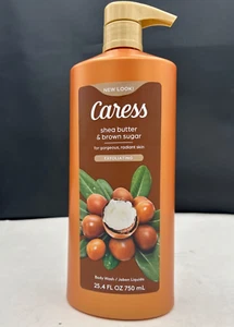 Caress Exfoliating Body Wash with Shea Butter & Brown Sugar 30 oz - Picture 1 of 2