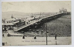 (w12d9-272) The Grand Pier, WESTON SUPER MARE c1910 Unused VG - Picture 1 of 1