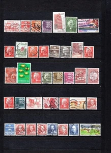 lot 38 timbres Danemark 1972 à 1992 - Picture 1 of 1