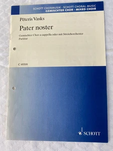 Peteris Vasks PATER NOSTER f. gem.Chor a capella - Notenheft 8 Seiten - Bild 1 von 2