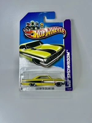 2013 Hot Wheels HW Showroom Custom '64 Galaxie 500 Lime Green 113/247 Ford New - Image 1 of 4
