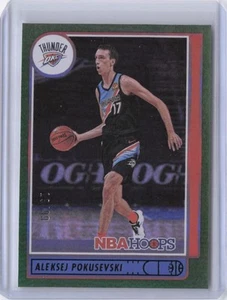 2021-22 Cerchi Aleksej Pokusevski Verde #13 #/99 - Foto 1 di 2