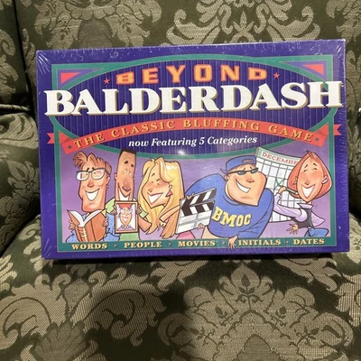 New Sealed Vintage 1997 Beyond Balderdash The Classic Bluffing Board Game  - Image 1 of 4