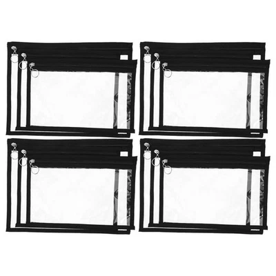 12 PCS De Rangement Transparent Trousse Toilette Transparente - Photo 1/4