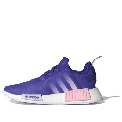Adidas NMD R1 Energy Ink Purple White Pink Running Sneakers IG8381 Women's Sizes - Image 1 of 4