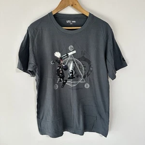 Uniqlo League of Legends Ekko Shirt Mens Grey Cotton Logo Crewneck Sze L - Bild 1 von 10