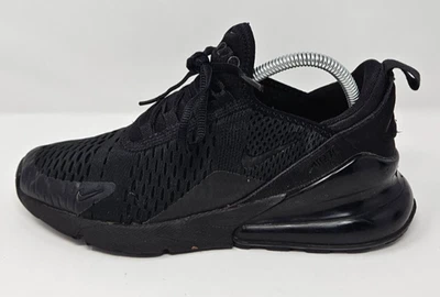 Nike Air Max 270 GS Triple Negro Juvenil Tenis para Correr BQ5776‐001 - Talla 7Y Foto 1 de 4