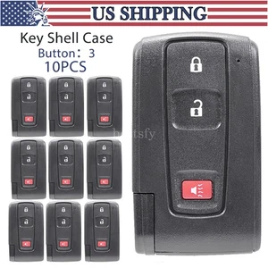 10 Replacement For 2006 2007 2008 2009 Toyota Prius Remote Key Shell Case Fob 3B - Picture 1 of 10