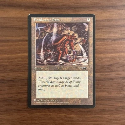 Floodwater Dam VLP Alliances 1996 Magic the Gathering MTG - Image 1 of 2
