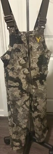 HOT SHOT Kids Insulated Camo Comfortable Adjustable Hunting Overalls Size Small - Picture 1 of 11
