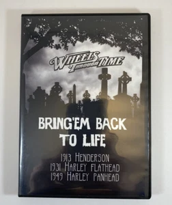 Wheels Through Time Bring Em Back to Life DVD Motorcyle Restoration Harley  - Imagen 1 de 6