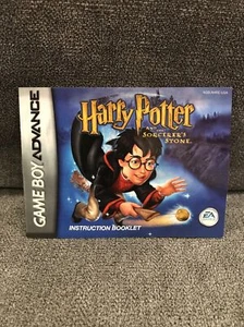 (Solo Manual) Harry Potter Sorcerers Stone Nintendo Game Boy Advance Auténtico - Imagen 1 de 6