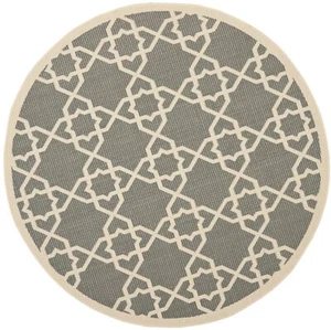 Safavieh Indoor / Outdoor Grey / Beige Area Rugs - CY6032-246 - Picture 1 of 17