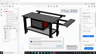 Stół warsztatowy / spawalniczy 1900x850 model 3D w formacie 3D PDF