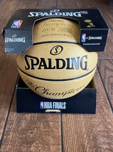 Spalding Lakers 2020 Limited Edition Championship Ball Gold Basketball NBA Final - Picture 1 of 5