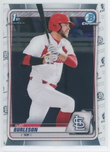 ALEC BURLESON 2020 BOWMAN CHROME DRAFT 1ST #BD-45 QTY
