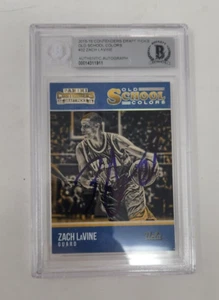 Zach Lavine Signed 2015-16 Contenders Draft Picks OS RC Card Beckett BAS Auto - Picture 1 of 1