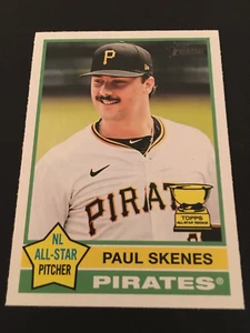 2025 Topps Heritage Paul Skenes All-Star Rookie Gold Cup - Karte # 60 - Bild 1 von 2