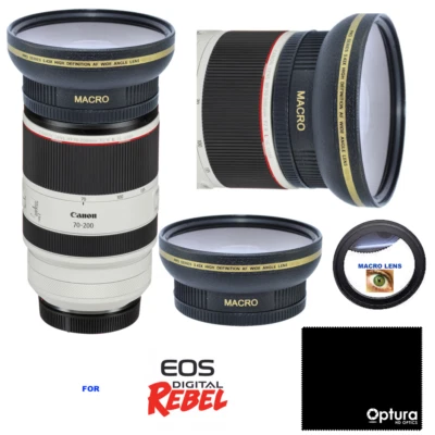 HD 16K WIDE FISHEYE LENS + MACRO LENS FOR Canon RF 70-200mm f/2.8L IS USM Lens - Image 1 of 4