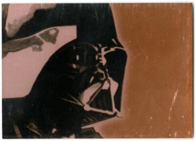 STAR WARS GALAXY SERIES 4 BRONZE FOIL 4OF15 DARTH VADER INSERT RUSSELL WALKS - Image 1 of 2