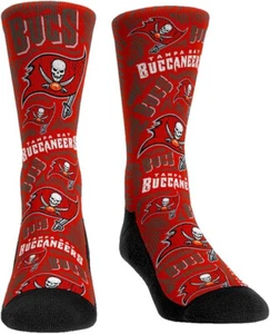 Rock 'Em Socken Tampa Bay Buccaneers NFL Football Logo Sketch Größe L/XL 9-13 - Bild 1 von 3