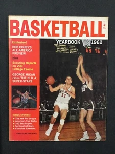 Basketball Yearbook Magazine - 1962 Issue w/ Ohio State Jerry Lucas Cover - Picture 1 of 3