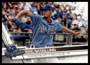 2017 Topps Holiday Eric Skoglund Rookie Kansas City Royals #HMW8