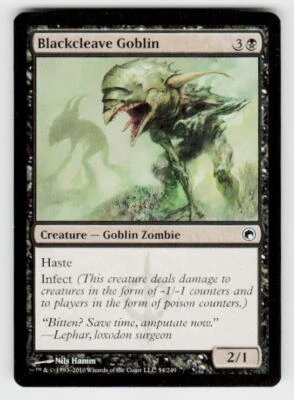 Scars of Mirrodin #54 Blackcleave Goblin - Image 1 of 2