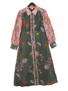 Monsoon Women's Maxi Dress UK 14 Green Lyocell Modal with Cotton, Polyamide Maxi - Picture 1 of 7