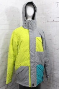 Chaqueta de Snowboard Aislada Conductor Nitro, Para Hombre Grande, Gris Brezo Rayas Nueva - Imagen 1 de 5