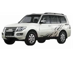 Mud Splash Graphics Car Sticker For Mitsubishi Pajero Sport 4x4 Side Door Decals - Picture 1 of 8
