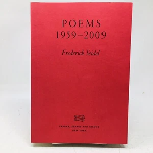 Frederick Seidel Poems 1959 - 2009 Galley ARC Poetry American Poet Proof - Picture 1 of 5