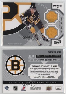2012-13 Upper Deck Black Diamond Double Diamond Jersey Ray Bourque #BEES-RB HOF