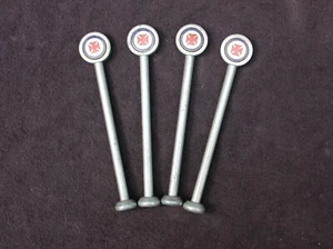 Set 4 Vintage Riverside Yacht Club Greenwich CT Cocktail Stirrers Swizzle Sticks - Picture 1 of 3