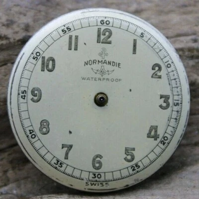 RARO RELOJ PULSERA NORMANDIE 7j TIMOR NAVAL SUIZO 25,8mm DIA BUEN EQUILIBRIO (O3R) Foto 1 de 4