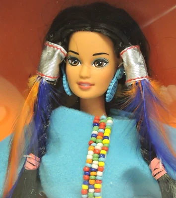 Muñeca Barbie nativa americana 11609 2da edición muñecas del mundo nueva en caja original 1993 Foto 1 de 4