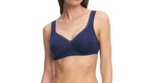 Sujetador SUSA 95A precio especial Soft 7758 moldeado sin aros ORGANIC COTTON 022 marino - Imagen 1 de 4