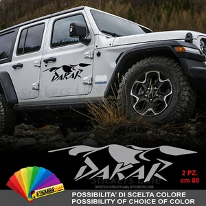 Adesivi fuoristrada Dakar 4x4 off road per jeep suzuki nissan toyota land rover - Picture 1 of 1