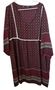 Boho Kimono Sleeve Plus Size Peasant Dress Casual Summer Festival Lightweight  - Picture 1 of 6