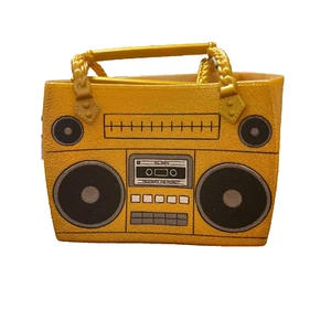 LOL Surprise Doll 24K DJ Radio Boombox Gold Purse Bag 2019 BoomBox Rubber - Picture 1 of 7